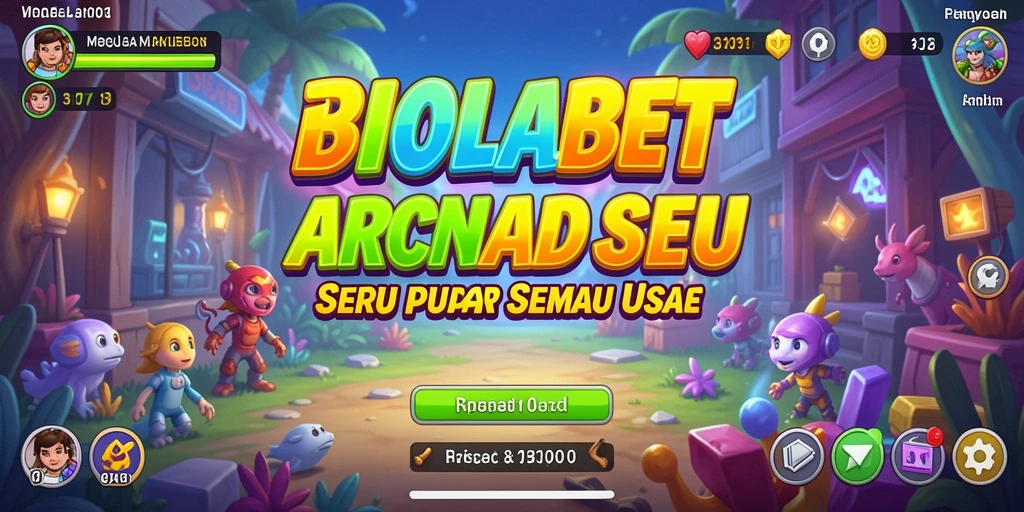 Tampilan gameplay seru dari BIOLABET, penuh warna dan tantangan.