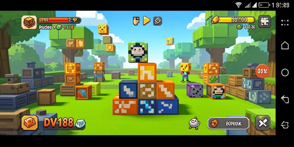 Tampilan gameplay menarik dari DV188 dengan tantangan Puzzle.