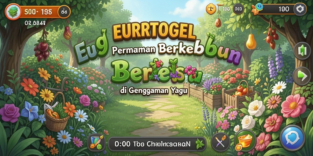 Tangkapan layar dari gameplay EUROTOGEL yang menunjukkan ladang yang rimbun dan hewan ternak.