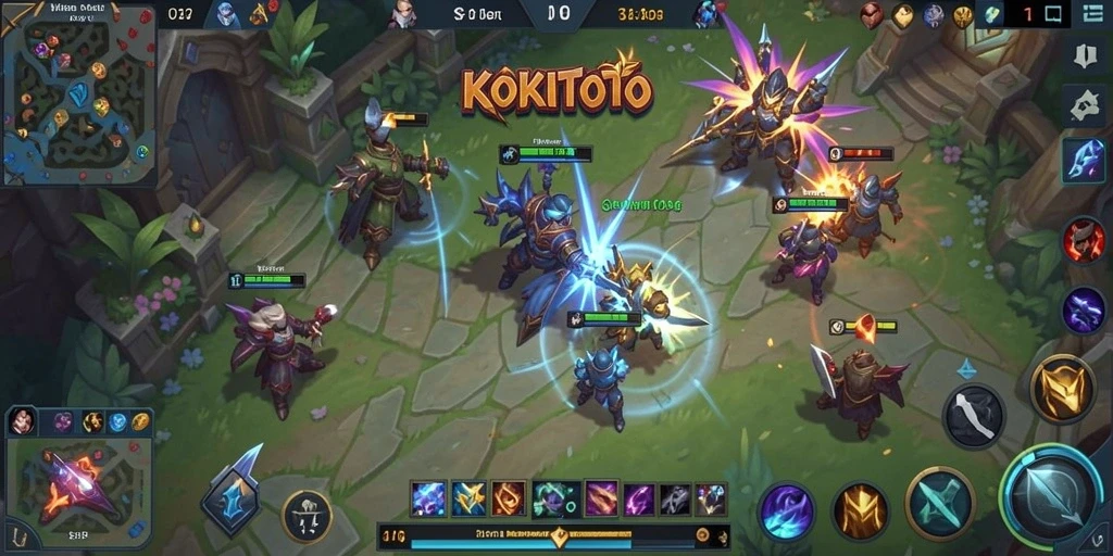 Tampilan gameplay KOKITOTO yang mendebarkan dan penuh aksi.