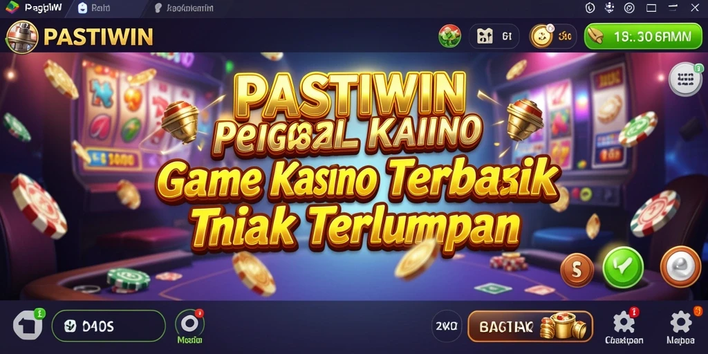 Tampilan gameplay menarik dari PASTIWIN saat permainan kasino berlangsung.