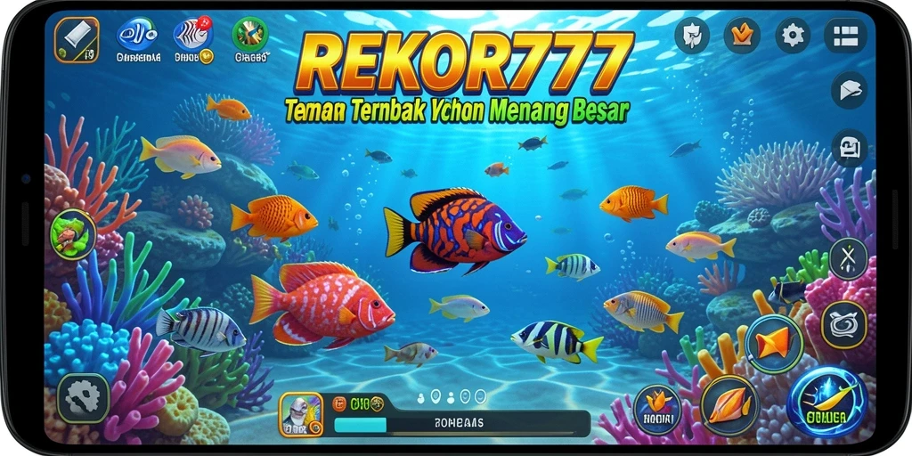Tampilan screenshot game Tembak Ikan REKOR777 yang menarik.