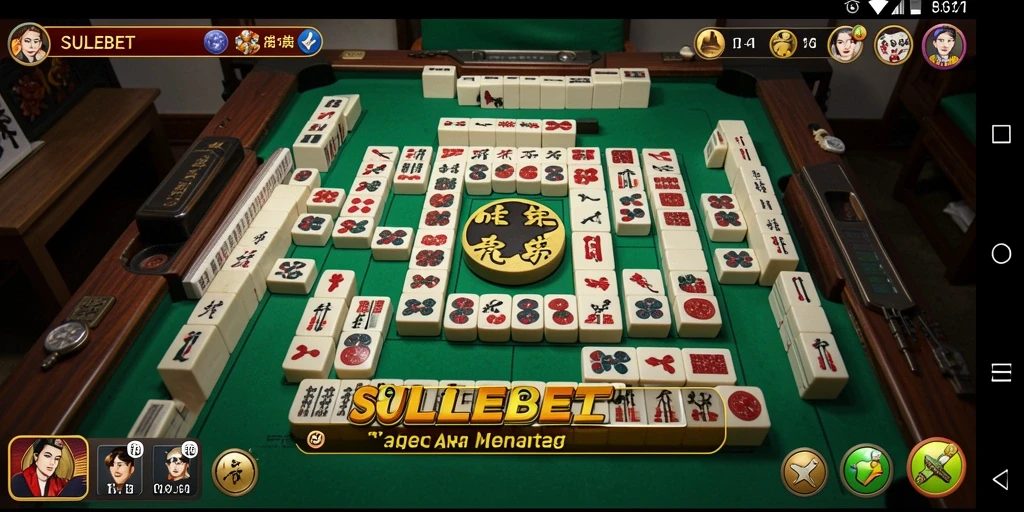 Screenshot gameplay SULEBET yang menampilkan tantangan Mahjong.